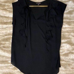 Express Cap Sleeve Detail Front Blouse